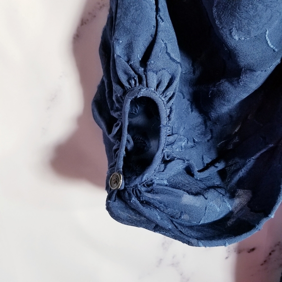 DEREK LAM 10 CROSBY 100% SILK Blue Short Dress - Picture 5 of 11